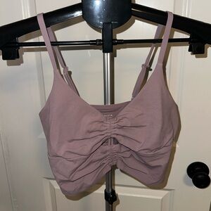 🛍️DONATED🛍️ Athleta Lavender Ruched Crop Top